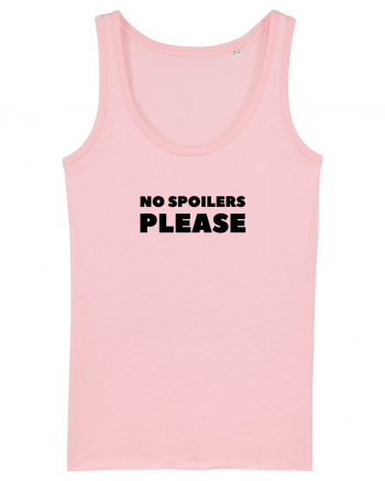 No Spoilers Please Black Cotton Pink