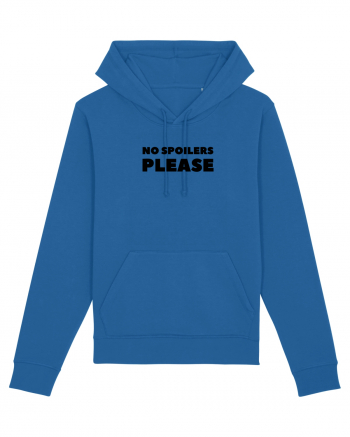 No Spoilers Please Black Royal Blue