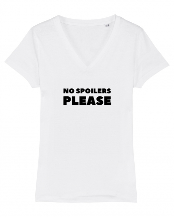 No Spoilers Please Black White