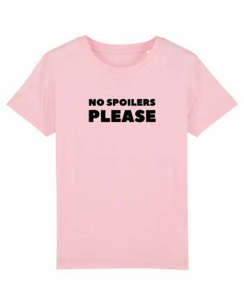 No Spoilers Please Black Cotton Pink
