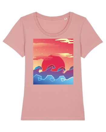 Geometric Sunset Canyon Pink