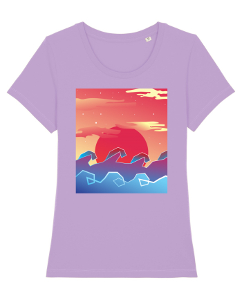 Geometric Sunset Lavender Dawn