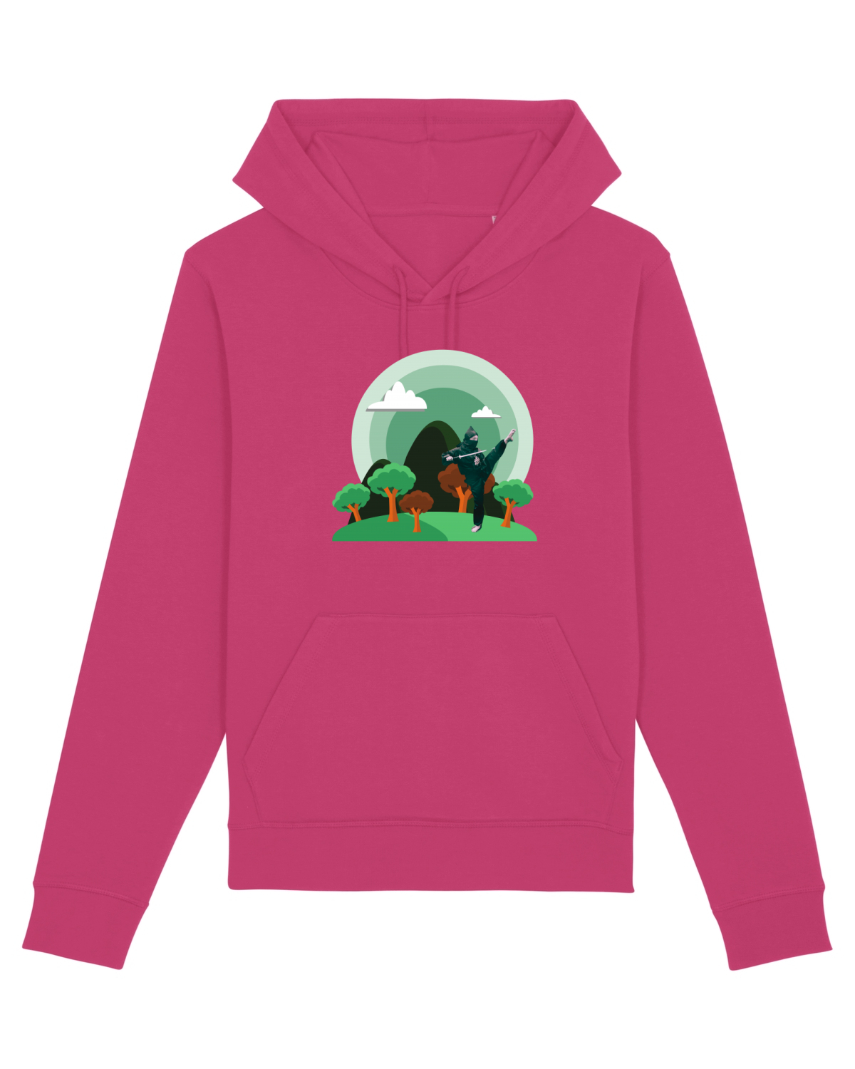 Hanorac Unisex Drummer Raspberry
