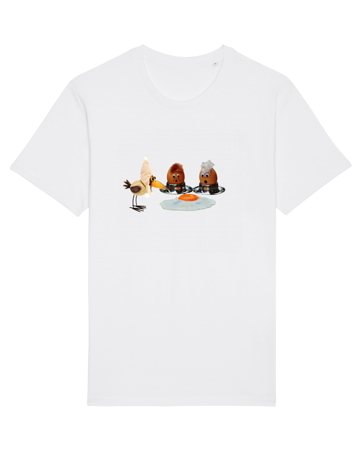 Tricou mânecă scurtă Unisex Rocker White