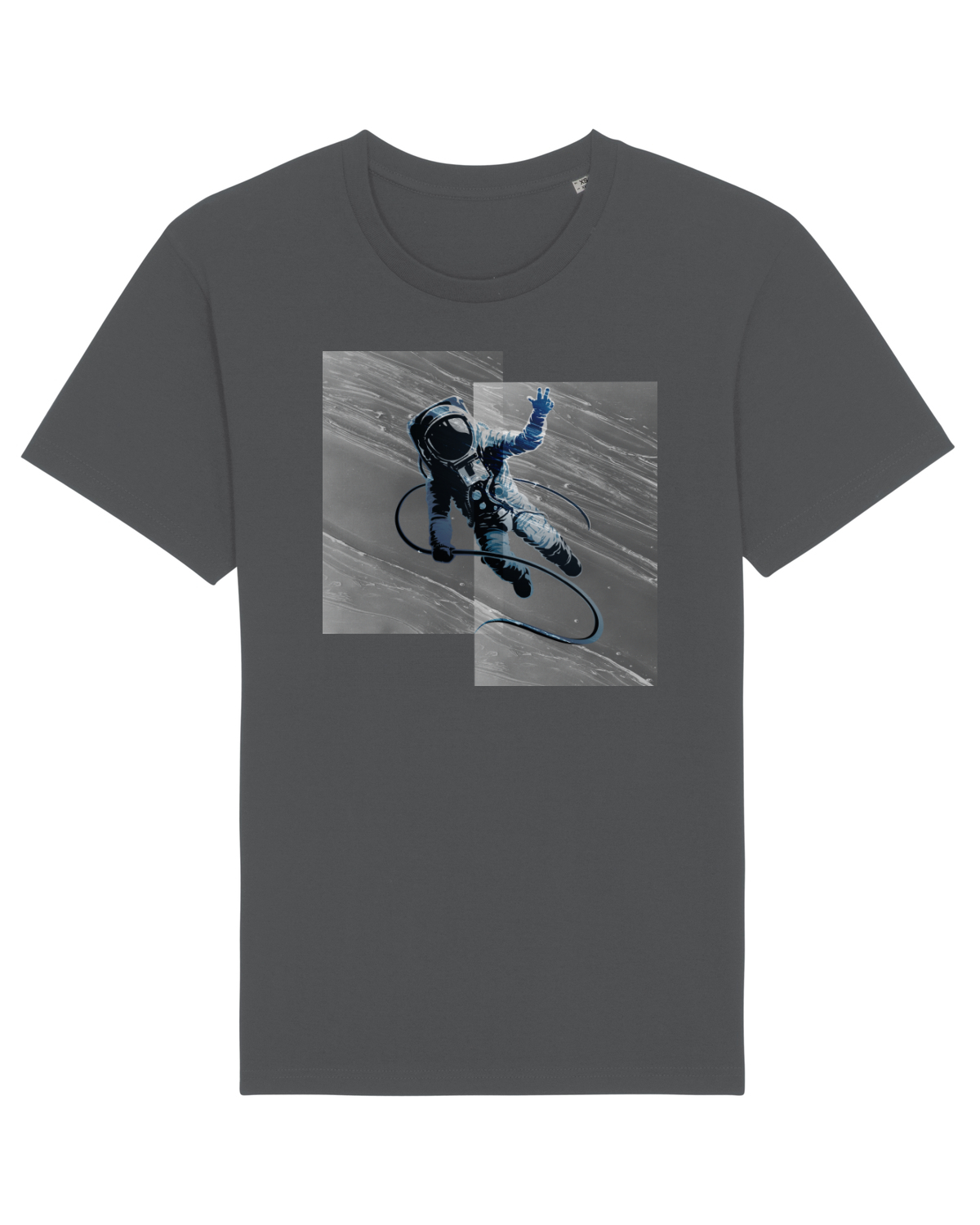Tricou mânecă scurtă Unisex Rocker Anthracite
