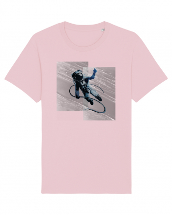 Astronaut floating between dimensions Cotton Pink