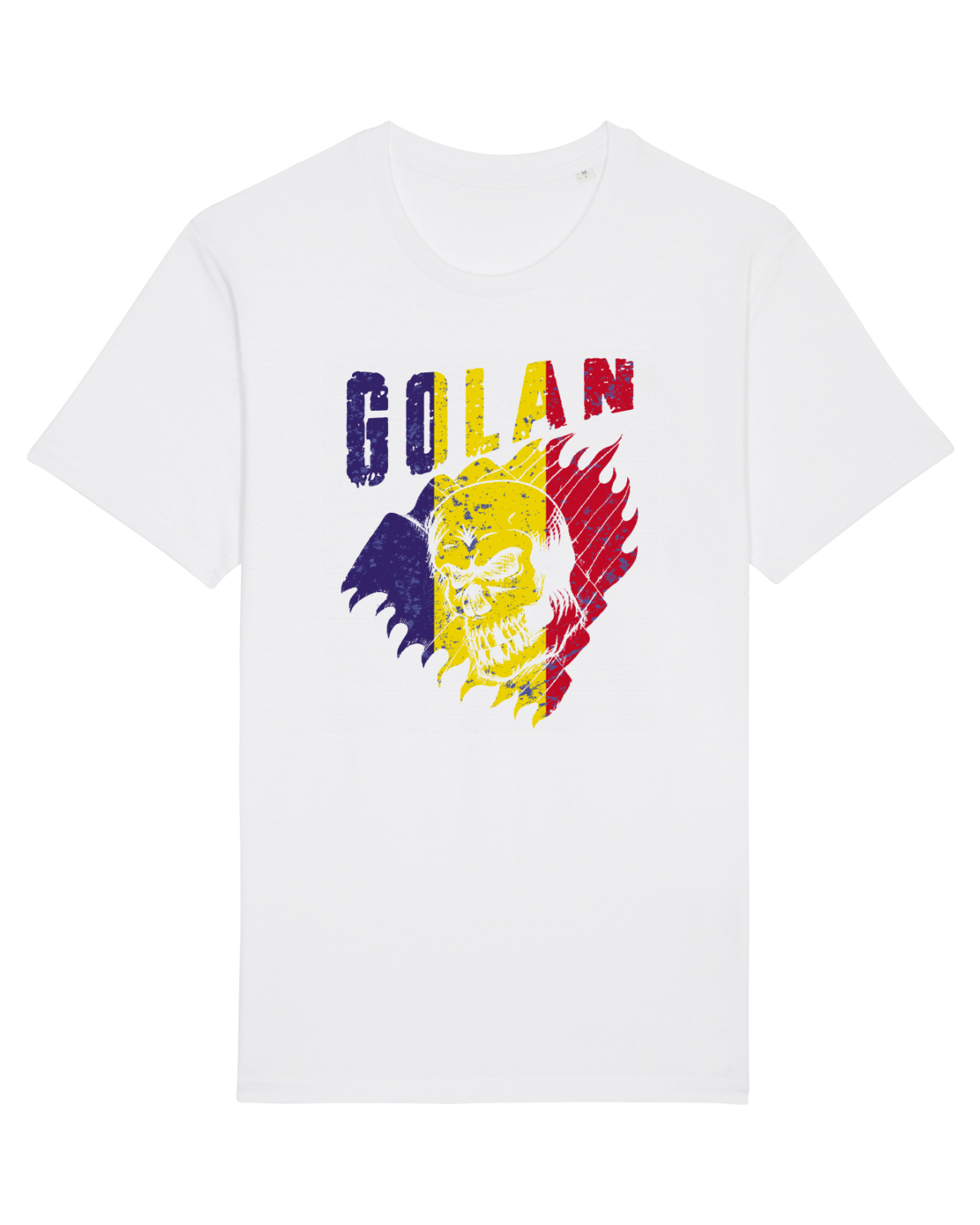 Tricou mânecă scurtă Unisex Rocker White