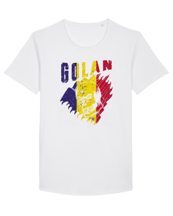 Golan Romania Tricolor White