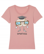 Smartass Tricou mânecă scurtă guler larg fitted Damă Expresser