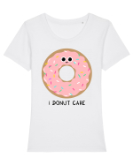 I Donut Care Tricou mânecă scurtă guler larg fitted Damă Expresser