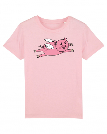 Flying Pig Cotton Pink