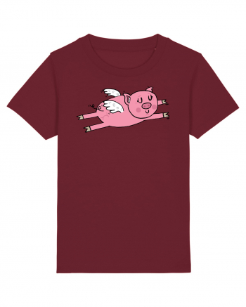 Flying Pig Burgundy