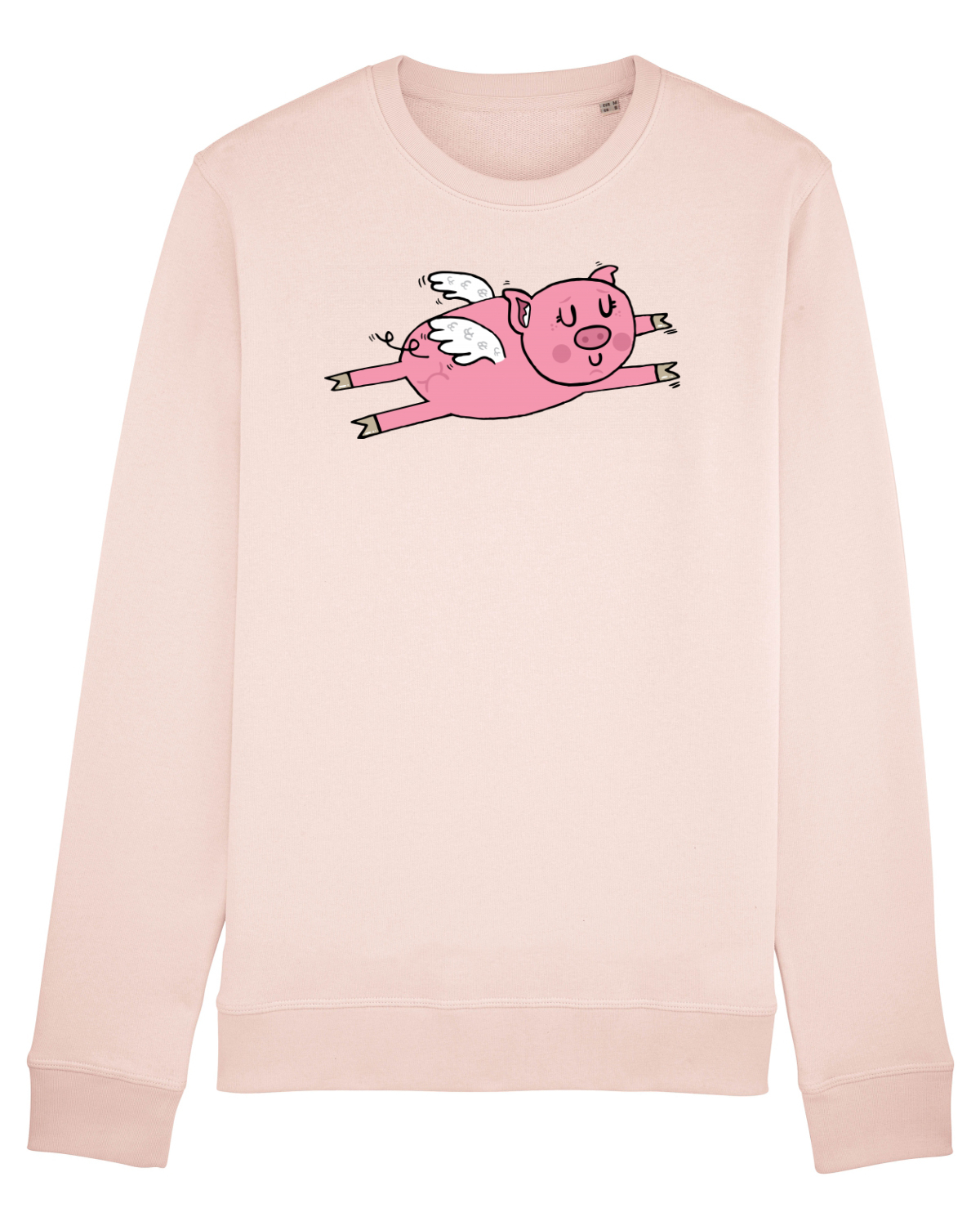 Bluză mânecă lungă Unisex Rise Candy Pink