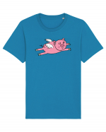 Flying Pig Tricou mânecă scurtă Unisex Rocker