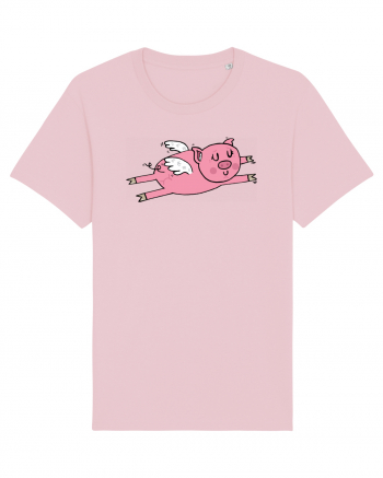 Flying Pig Cotton Pink