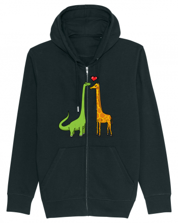 Brontosaur & Giraffe Black