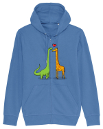 Brontosaur & Giraffe Hanorac cu fermoar Unisex Connector