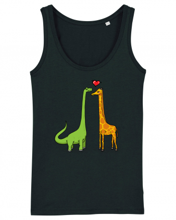 Brontosaur & Giraffe Black