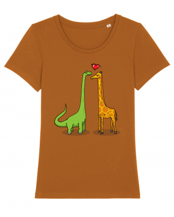 Brontosaur & Giraffe Roasted Orange