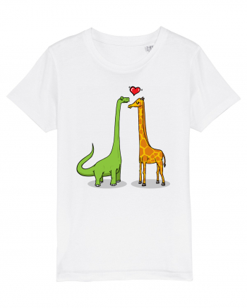 Brontosaur & Giraffe White