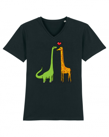 Brontosaur & Giraffe Black