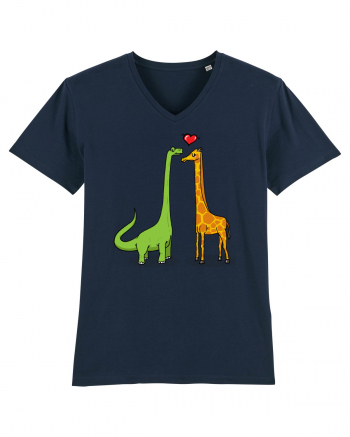 Brontosaur & Giraffe French Navy