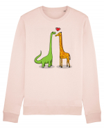 Brontosaur & Giraffe Bluză mânecă lungă Unisex Rise