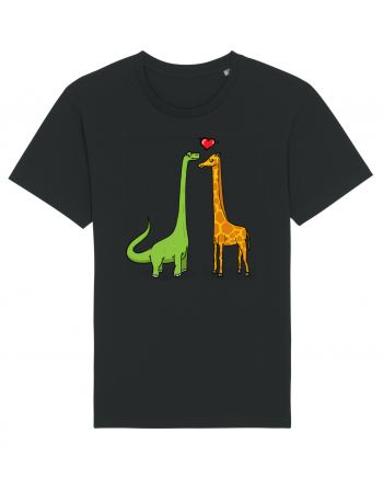 Brontosaur & Giraffe Black