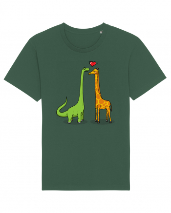 Brontosaur & Giraffe Bottle Green