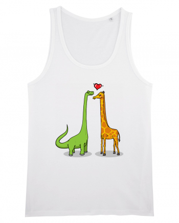 Brontosaur & Giraffe White