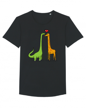 Brontosaur & Giraffe Black