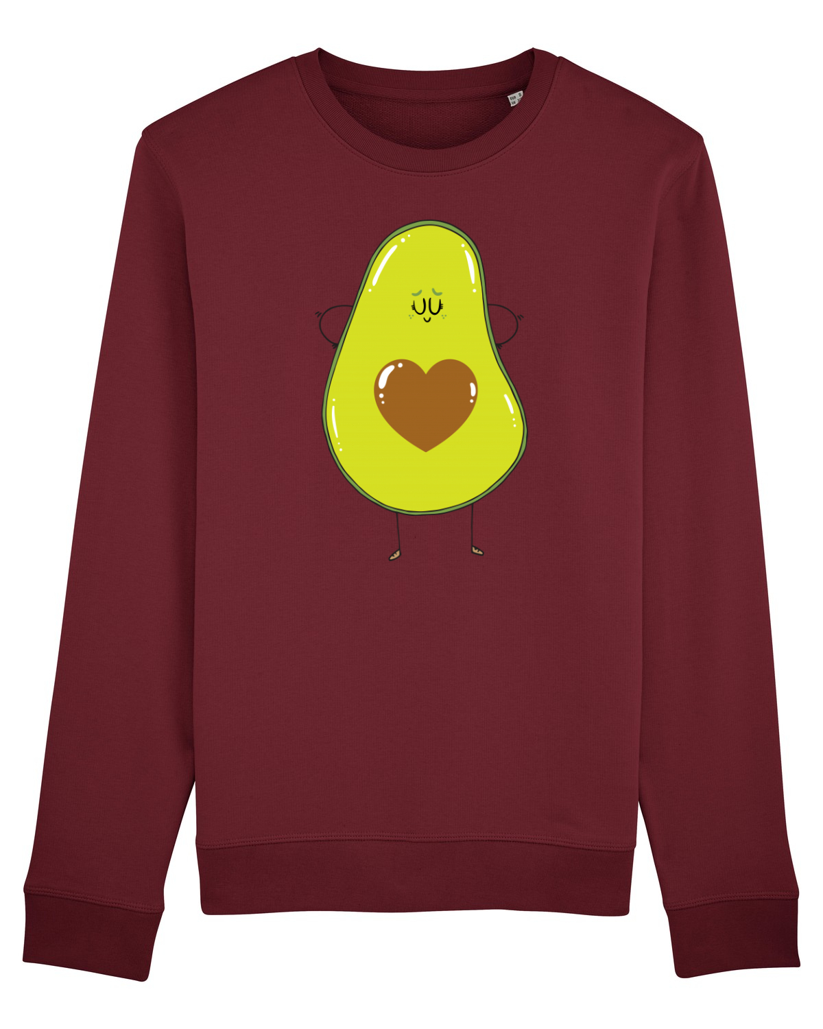 Bluză mânecă lungă Unisex Rise Burgundy