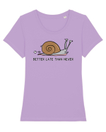 Better Late Than Never Tricou mânecă scurtă guler larg fitted Damă Expresser