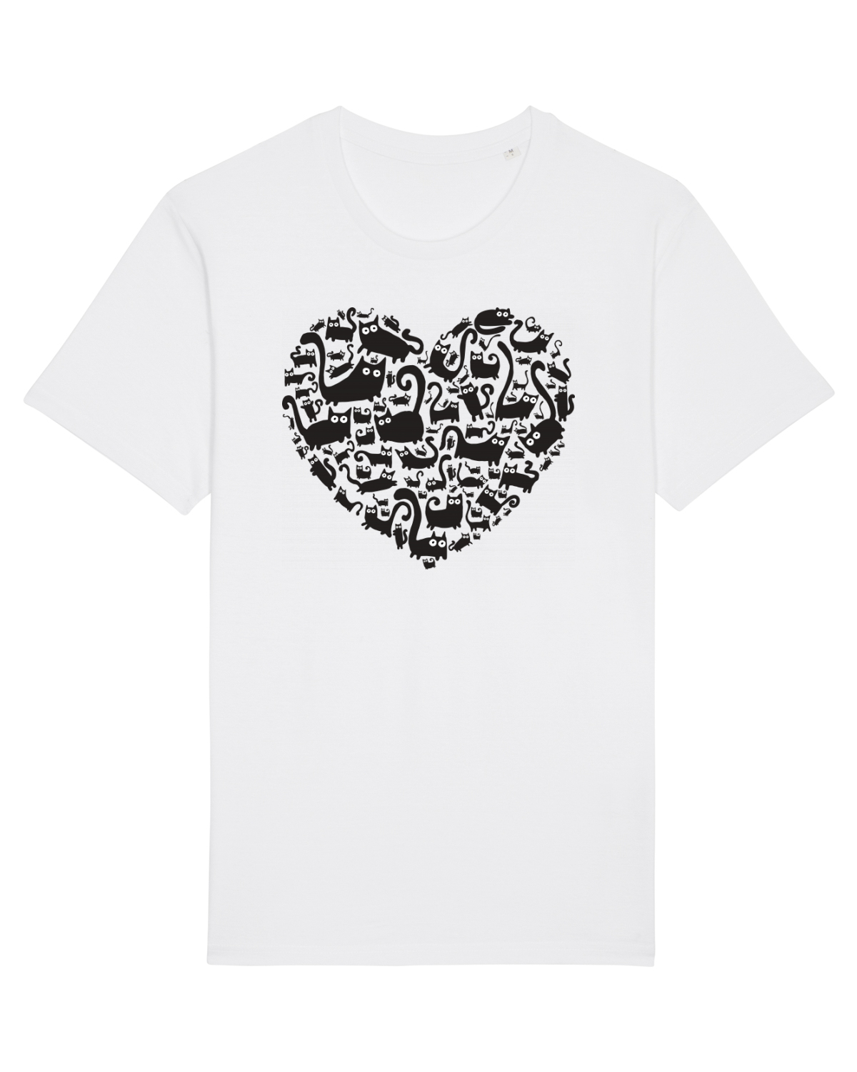 Tricou mânecă scurtă Unisex Rocker White