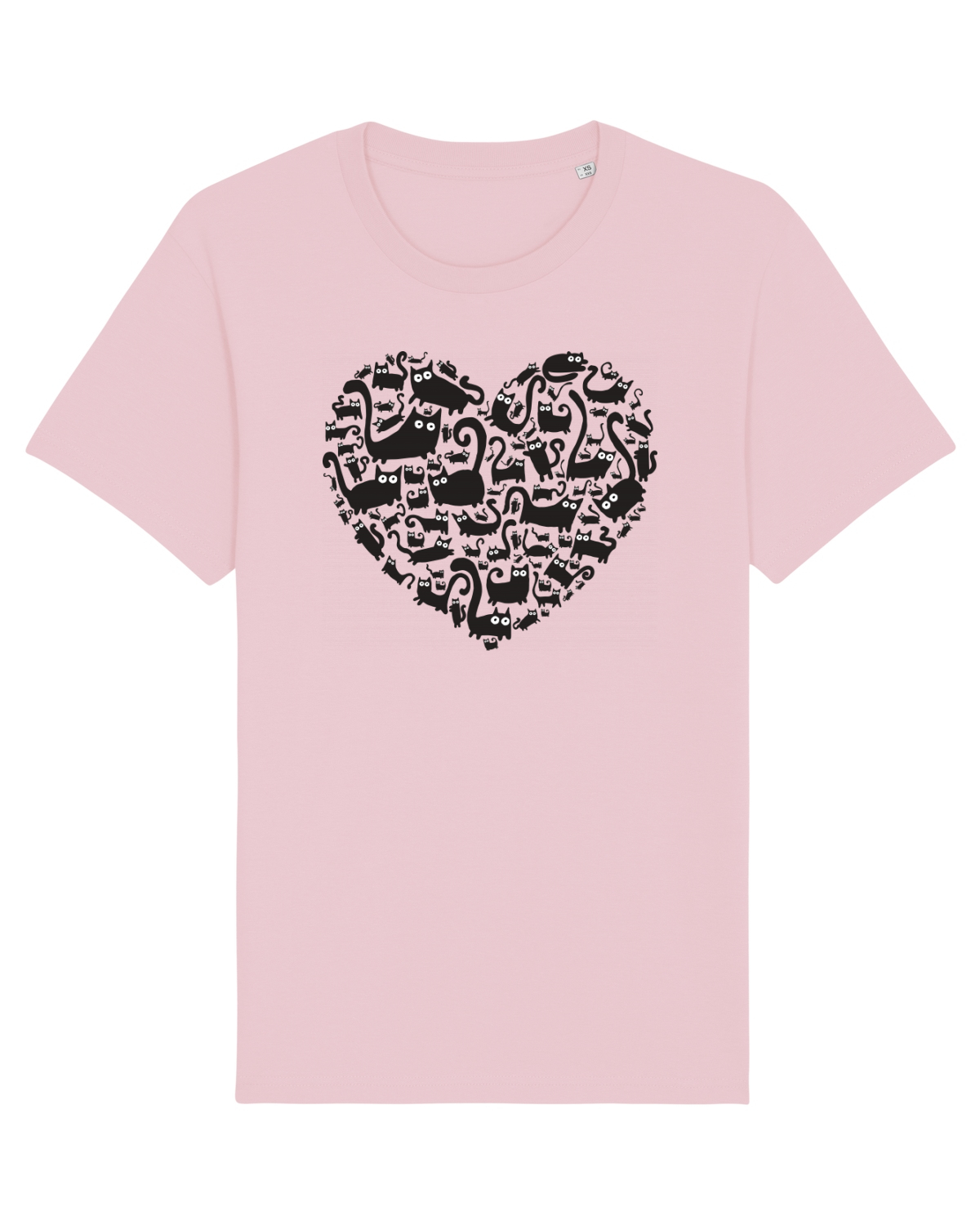 Tricou mânecă scurtă Unisex Rocker Cotton Pink