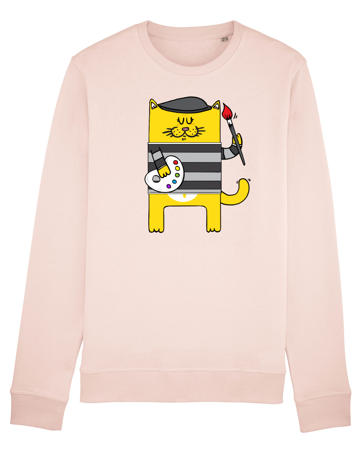 Bluză mânecă lungă Unisex Rise Candy Pink