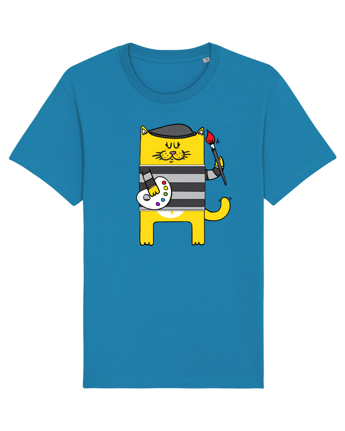 Tricou mânecă scurtă Unisex Rocker Azur