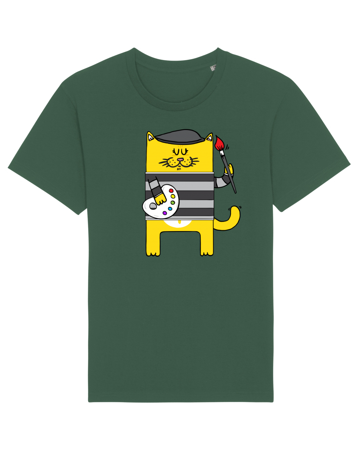 Tricou mânecă scurtă Unisex Rocker Bottle Green