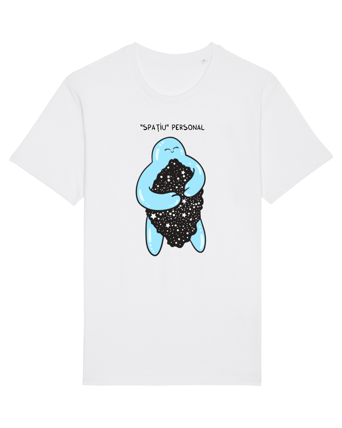 Tricou mânecă scurtă Unisex Rocker White