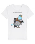 Porumbel „călător” Tricou mânecă scurtă  Copii Mini Creator