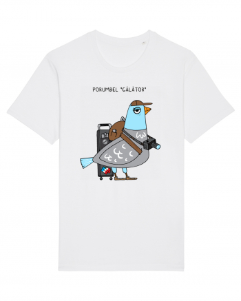Porumbel „călător” Tricou mânecă scurtă Unisex Rocker