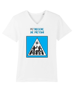 (Pe)trecere de pietoni Tricou mânecă scurtă guler V Bărbat Presenter
