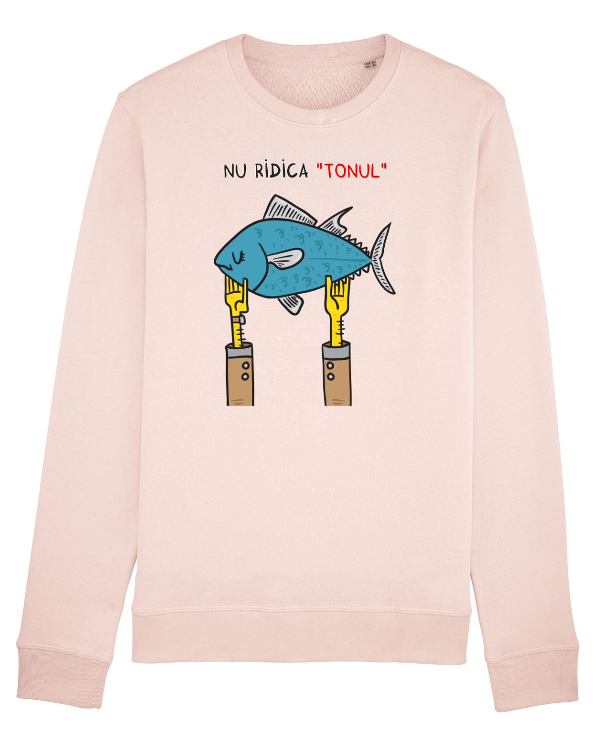 Bluză mânecă lungă Unisex Rise Candy Pink