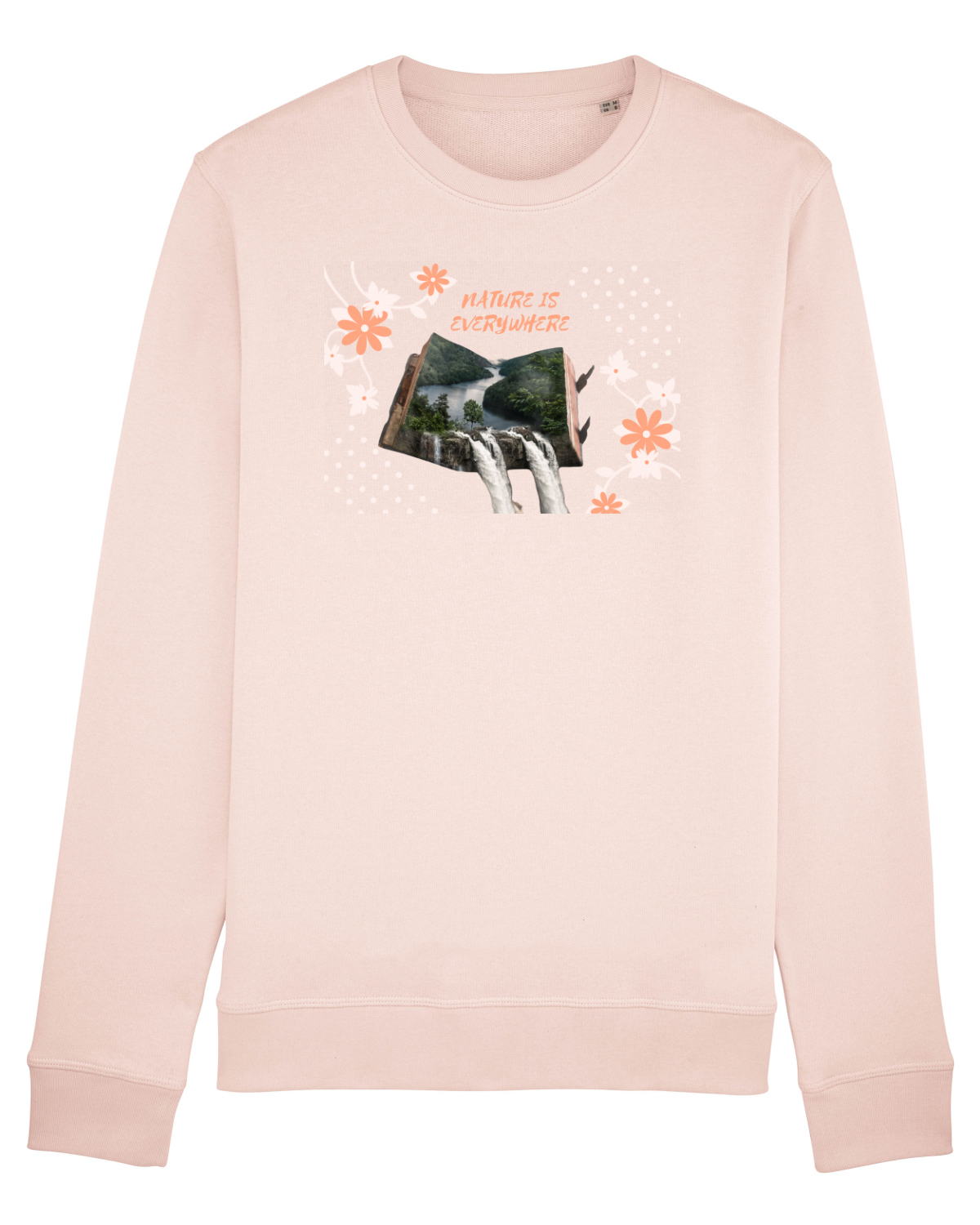 Bluză mânecă lungă Unisex Rise Candy Pink