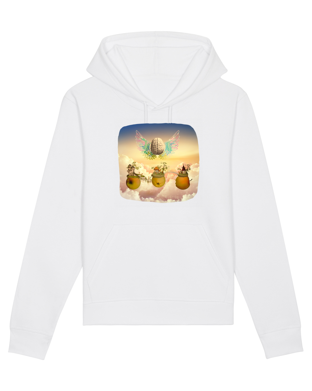 Hanorac Unisex Drummer White