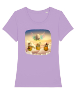 Fly Tricou mânecă scurtă guler larg fitted Damă Expresser
