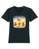Fly Tricou mânecă scurtă guler V Bărbat Presenter