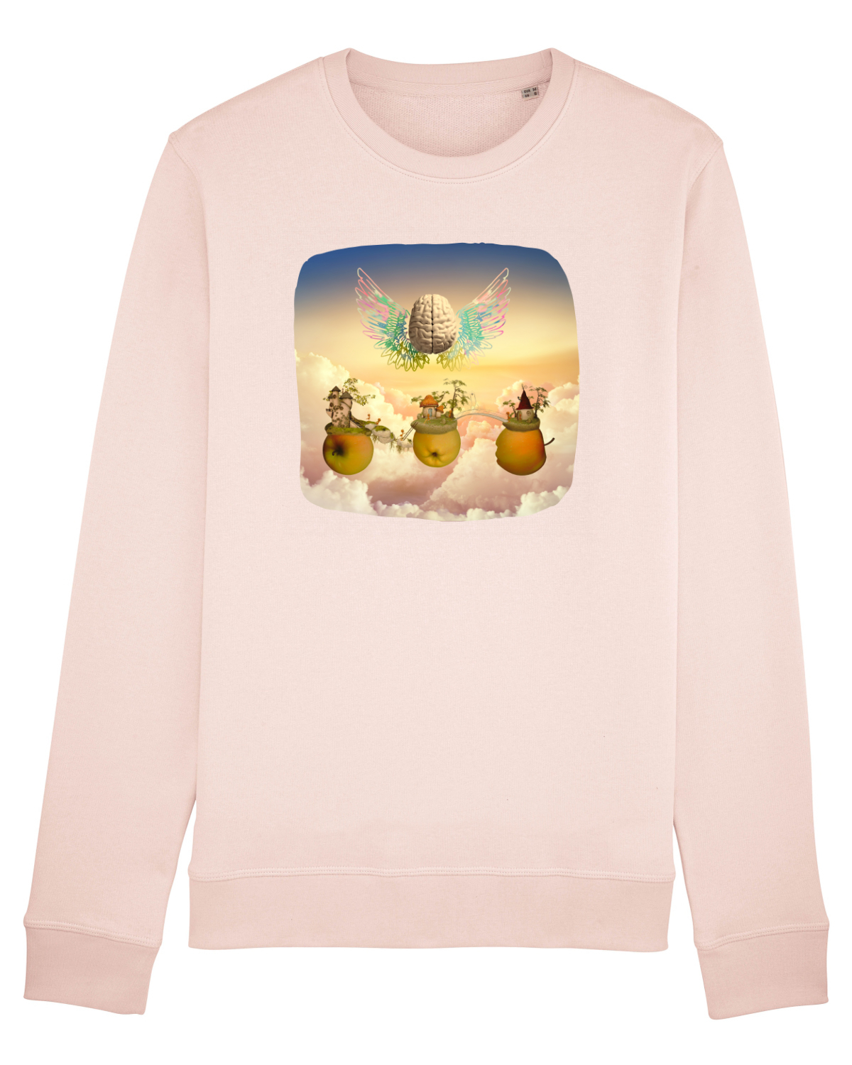 Bluză mânecă lungă Unisex Rise Candy Pink