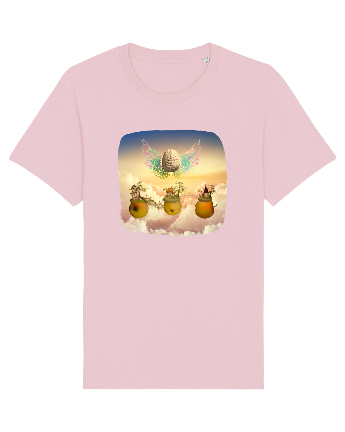 Tricou mânecă scurtă Unisex Rocker Cotton Pink