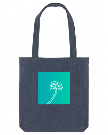 Summer Palmtree Midnight Blue